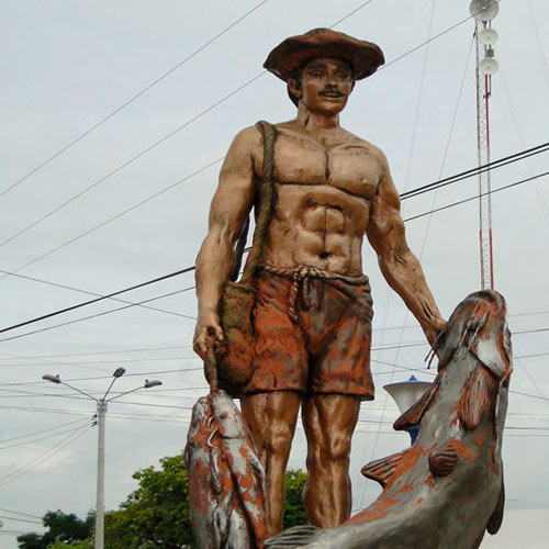 Monumento al pescador - Transporte de pasajeros empresarial - Transporte de pasajeros de Bogotá a Flandes