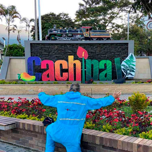 Parque principal Cachipay - Transporte de pasajeros empresarial - Transporte de pasajeros de Bogotá a Cachipay