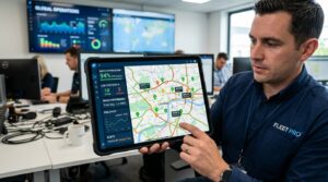 Optimización de rutas de transporte corporativo y gestión GPS de flotas