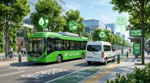 Movilidad sostenible y flotas híbridas de transporte de personal
