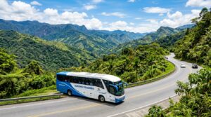 Transporte turístico terrestre y alquiler de buses para grupos en Colombia